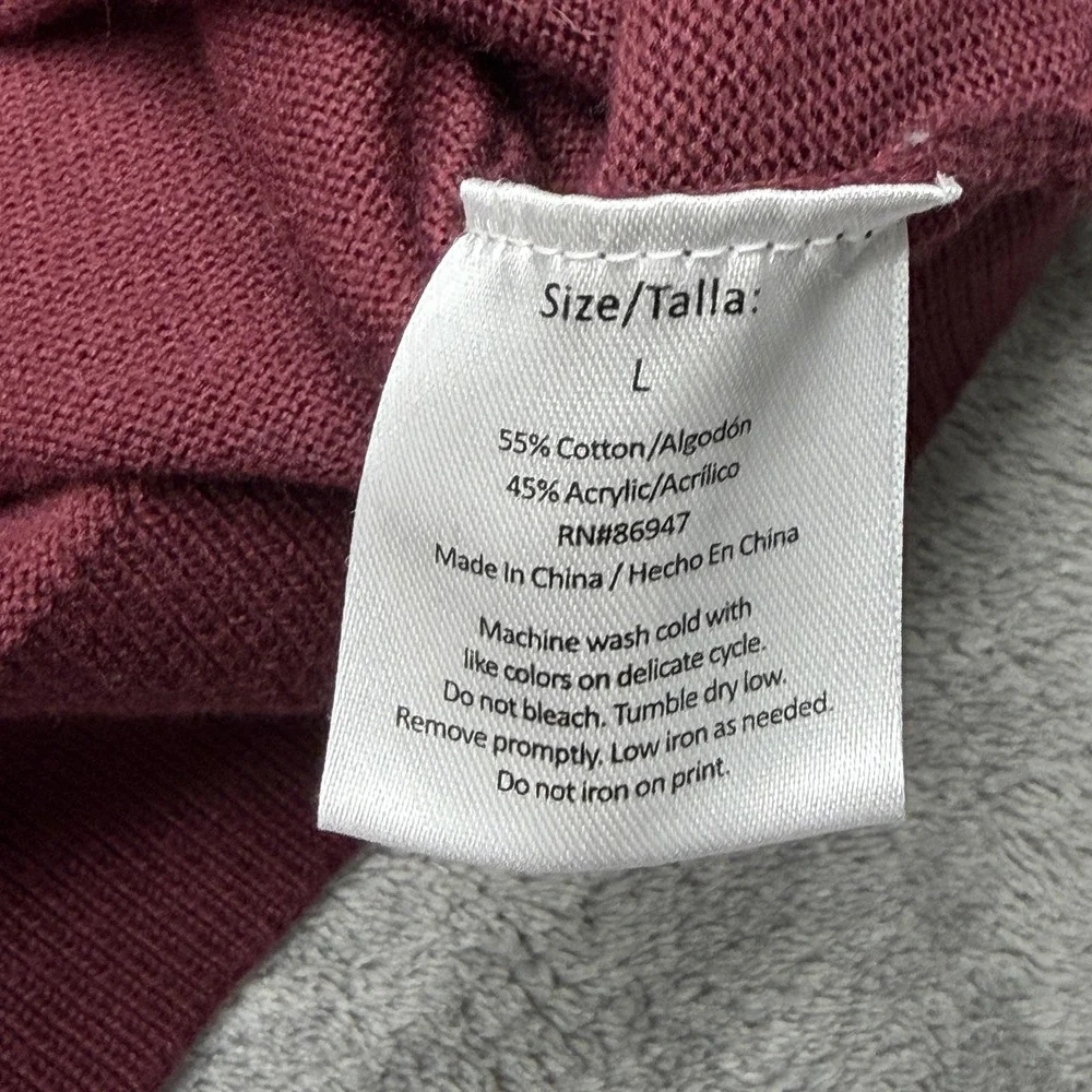 Aeropostale Sweater Mens Large Red Woodstock‎ Peanuts Graphic Pullover Crewneck